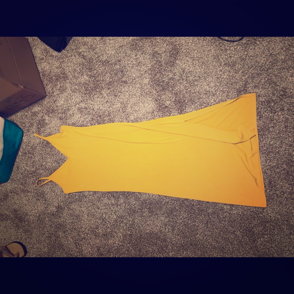 Forever 21 yellow dress